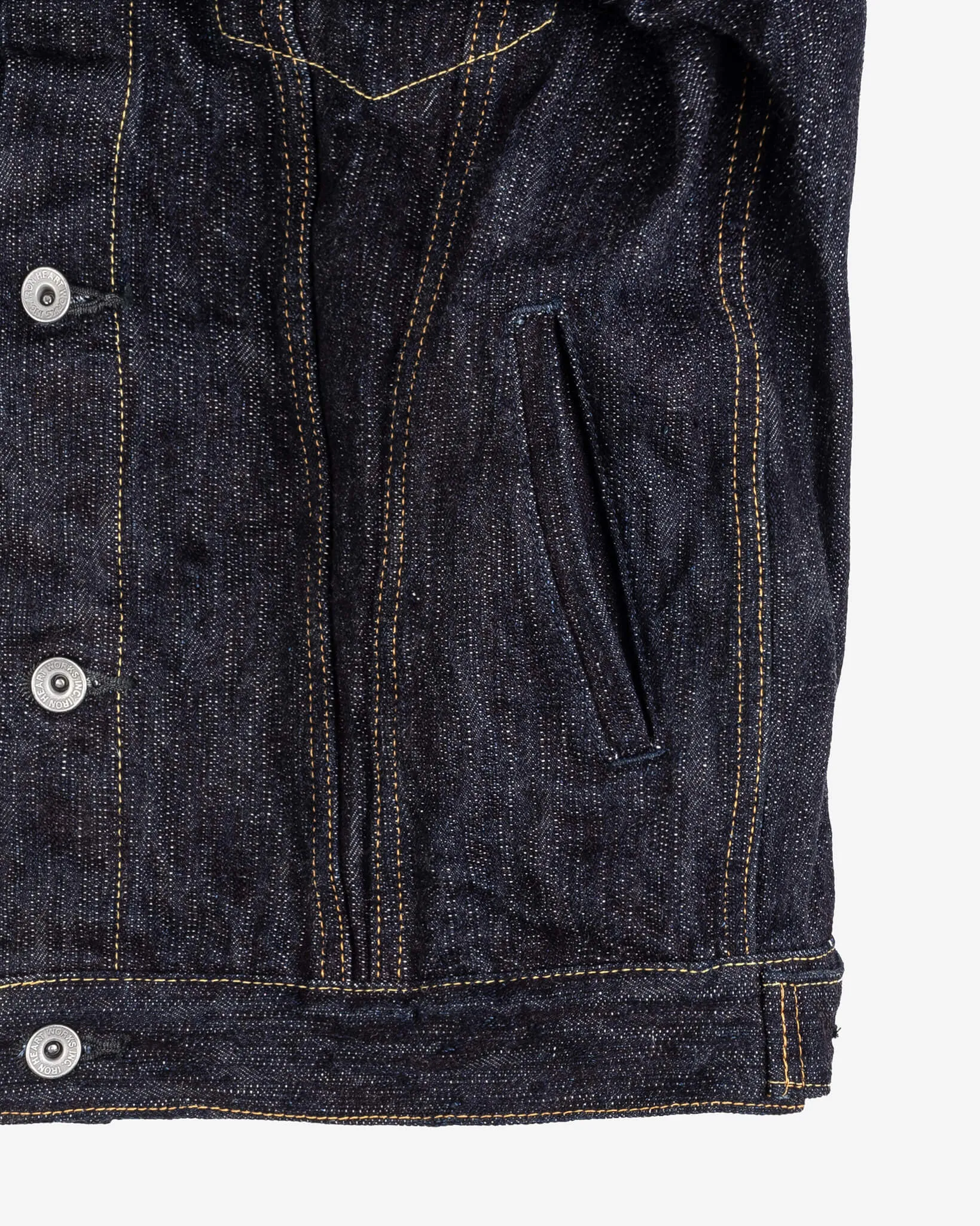 16oz Slubby Selvedge Denim Type III Jacket - Indigo