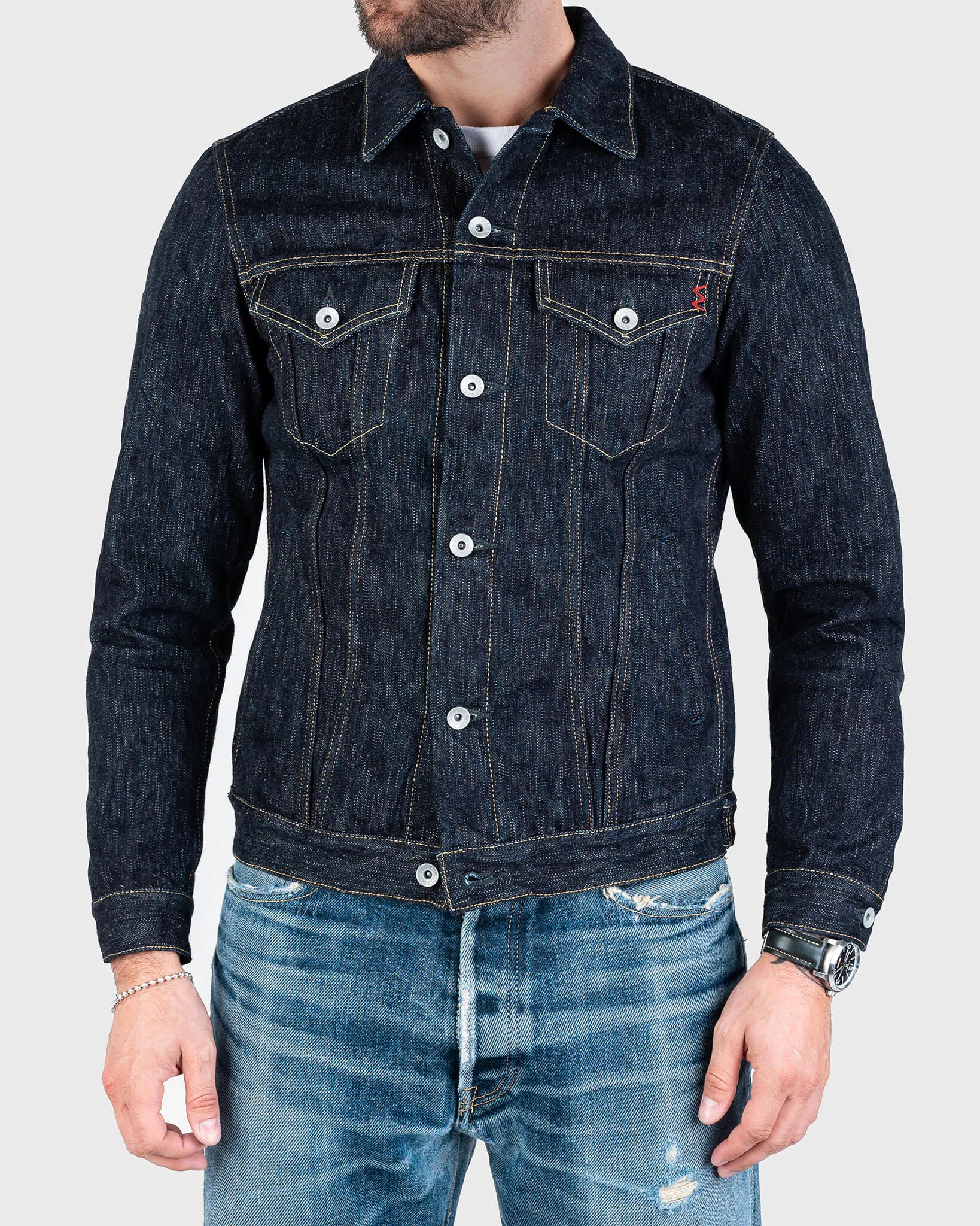 16oz Slubby Selvedge Denim Type III Jacket - Indigo