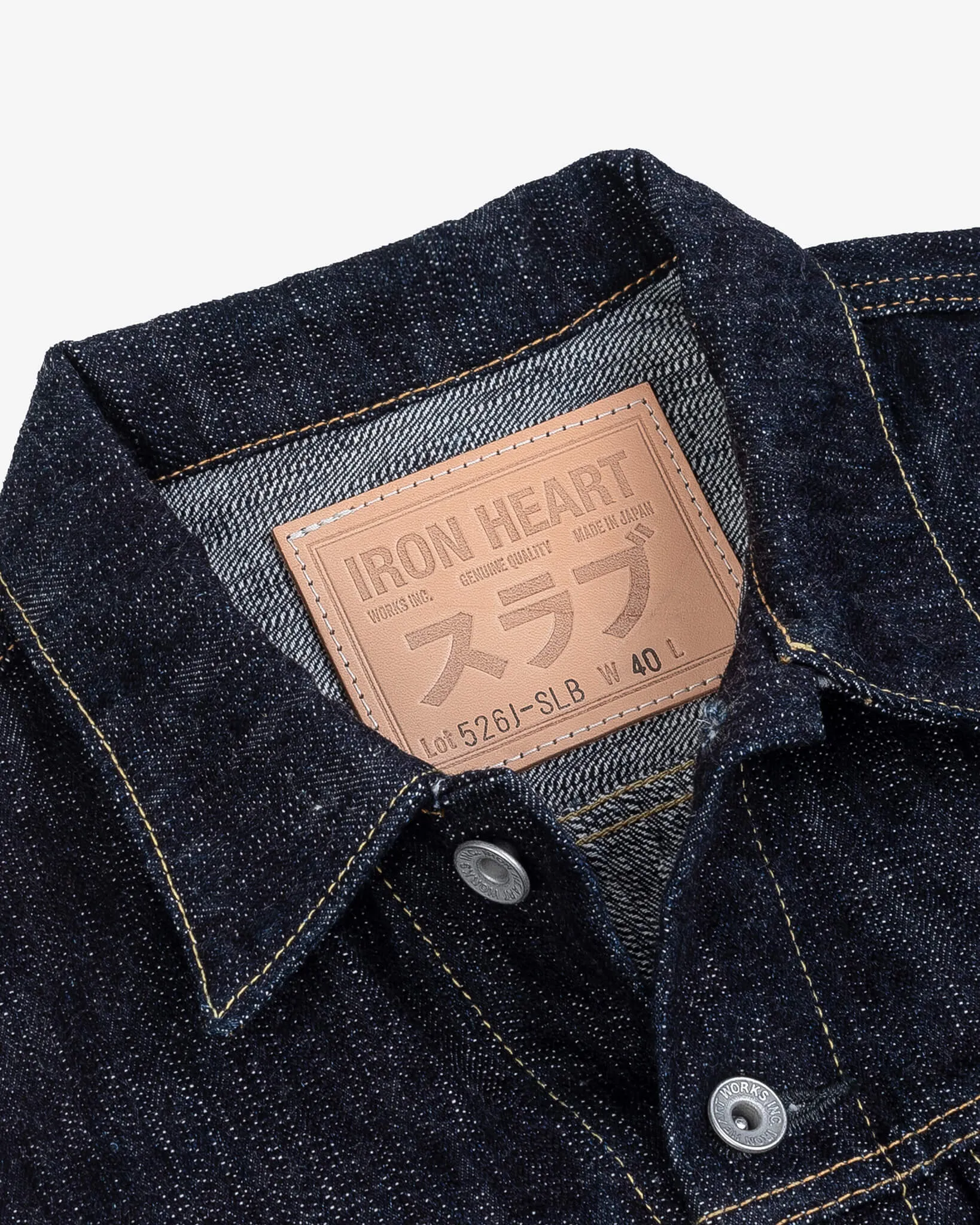 16oz Slubby Selvedge Denim Type III Jacket - Indigo