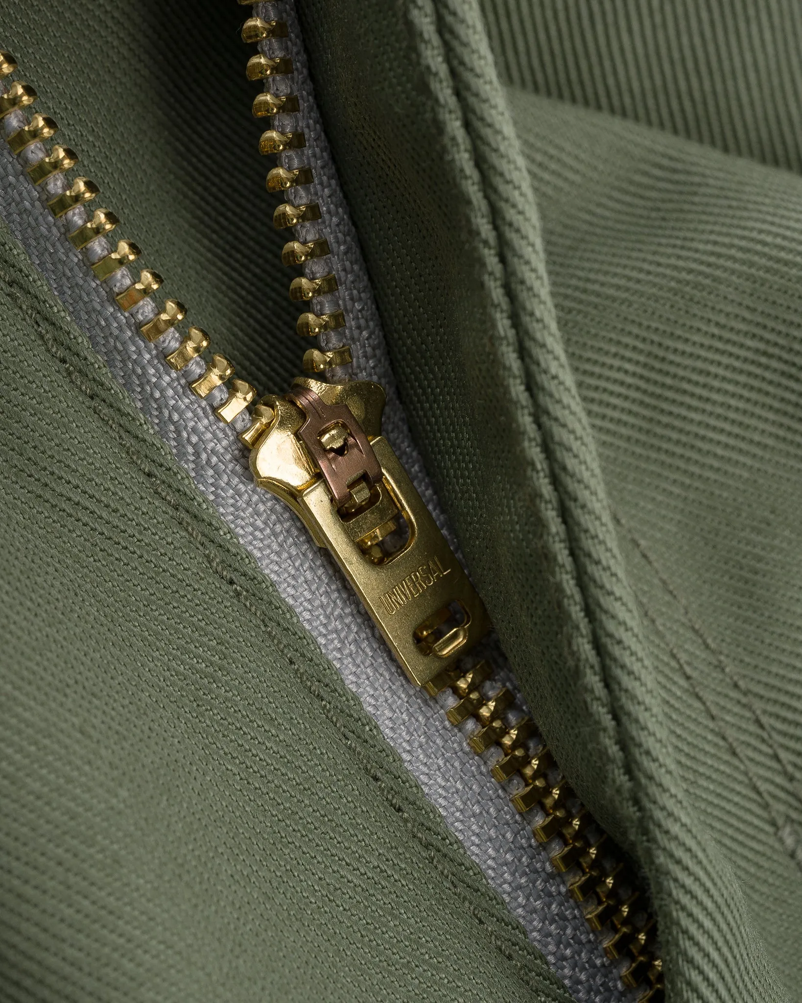 9oz Mercerised Selvedge Cotton Slim Tapered Chinos - Olive