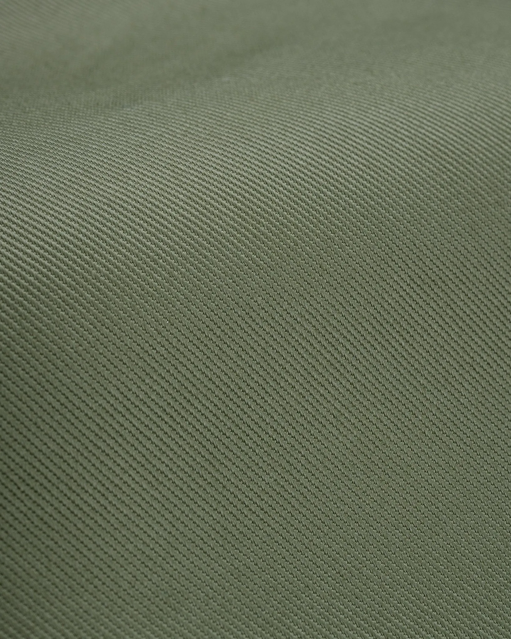 9oz Mercerised Selvedge Cotton Slim Tapered Chinos - Olive