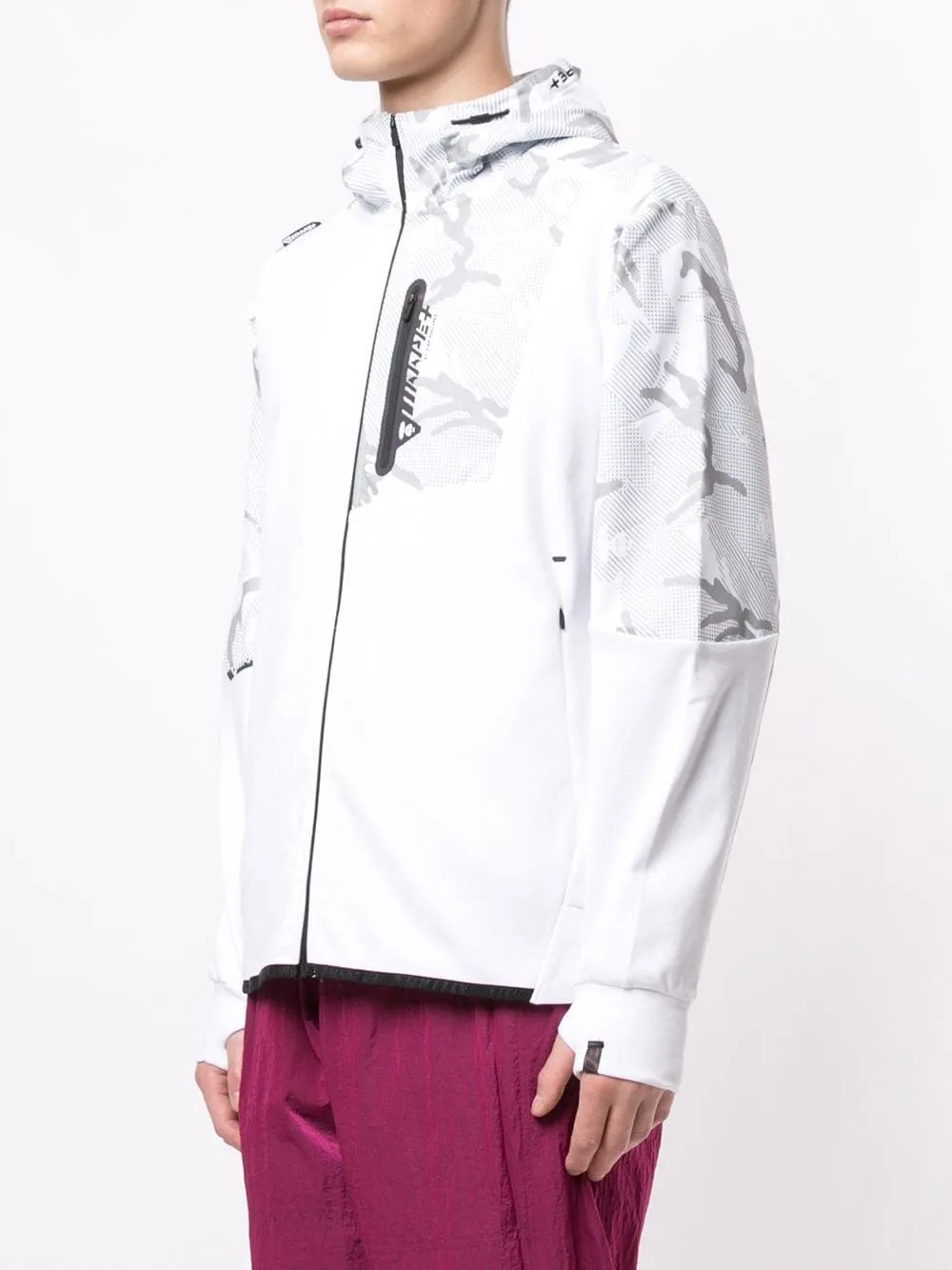 AAPE BY *A BATHING APE® camouflage-print zip-up hoodie