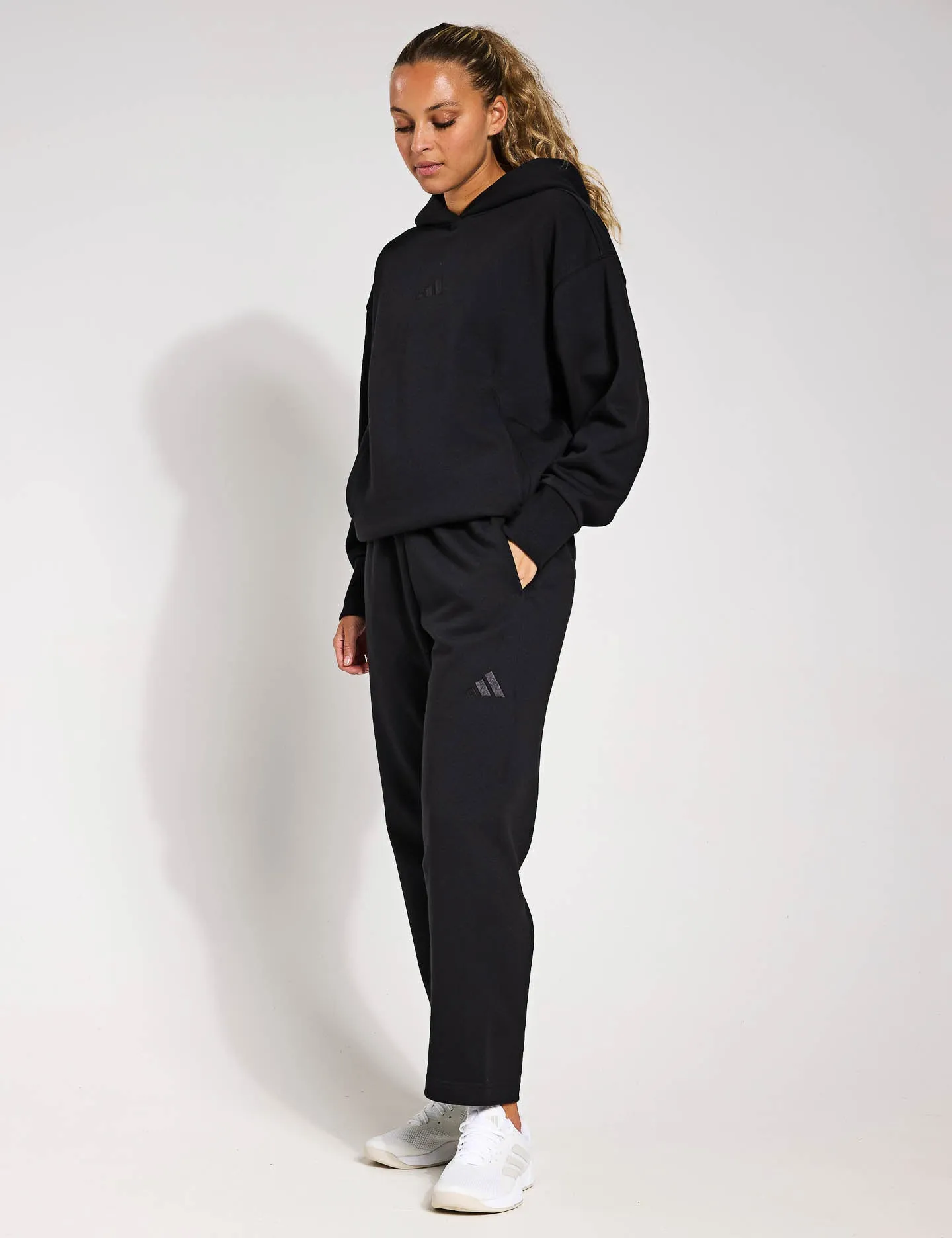 ALL SZN Fleece Loose Hoodie - Black