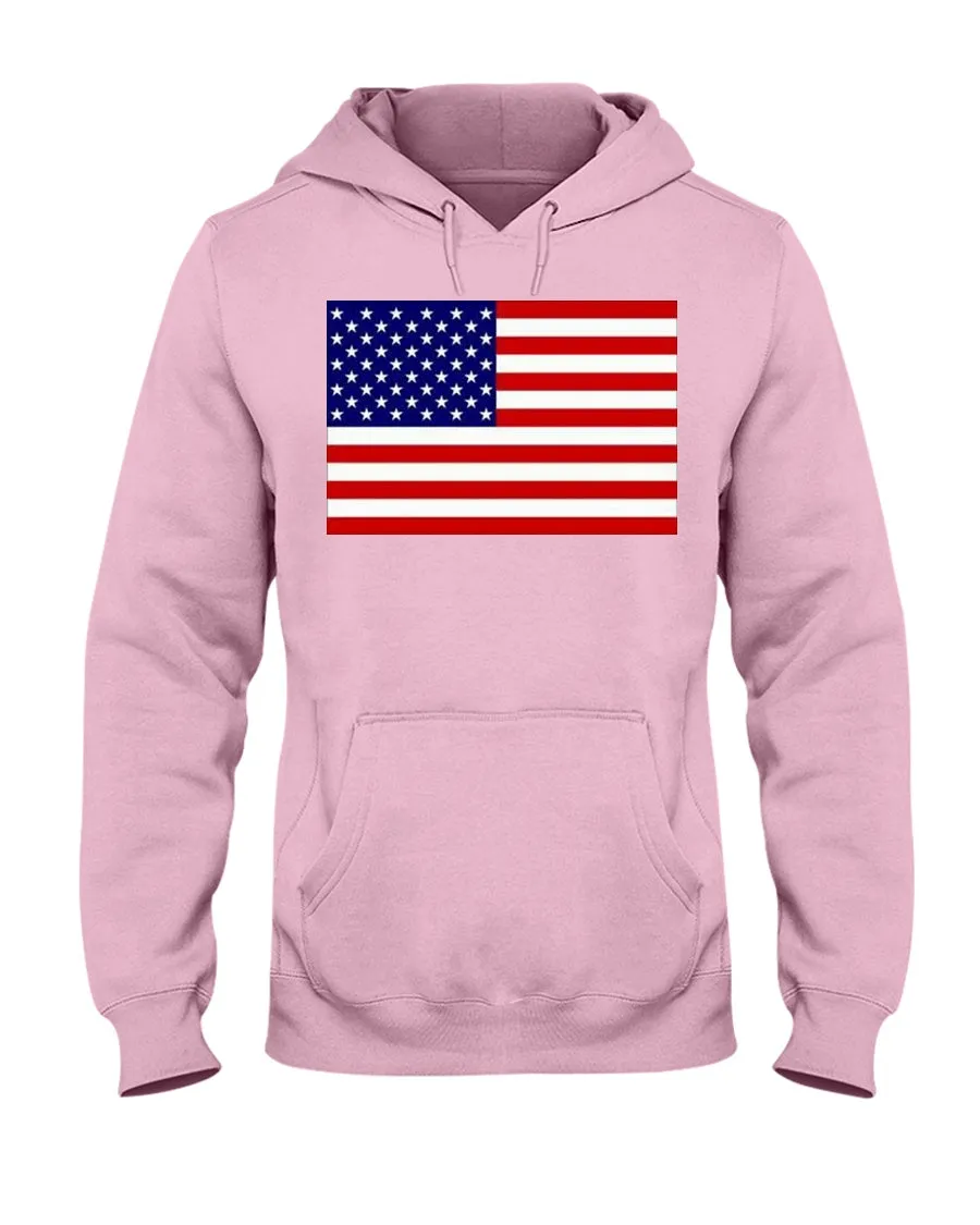 American Flag Gildan Hoodies