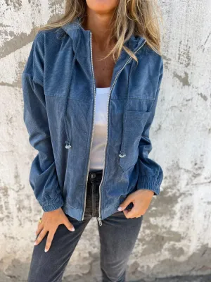 Ariellee | Casual jacket with hood and zipper