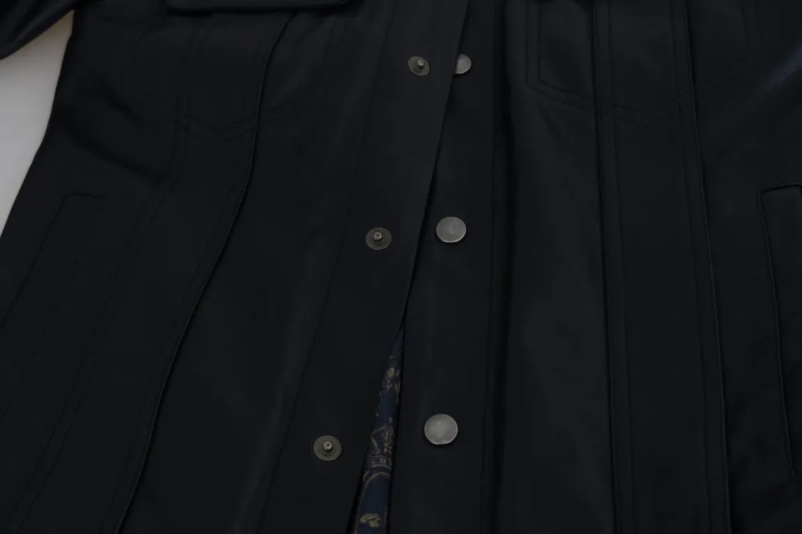 Black Lambskin Leather Jacket