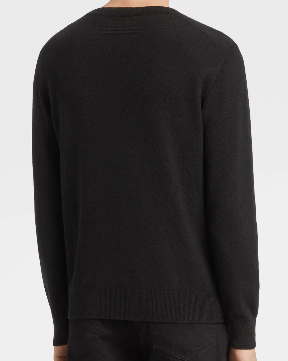 Black Oasi Cashmere Crewneck Sweater