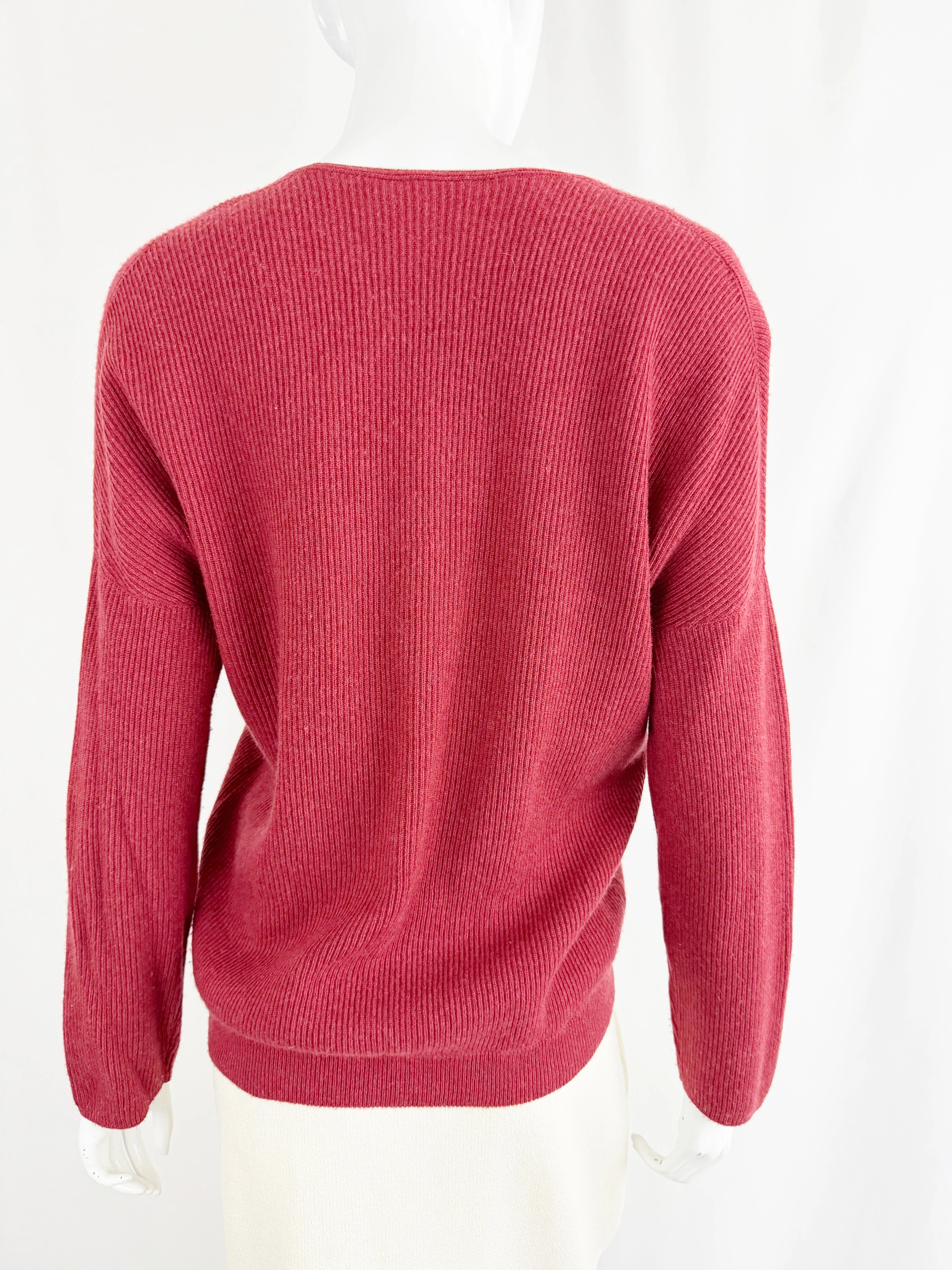 Brunello Cucinelli Cashmere V-Neck Sweater Size L