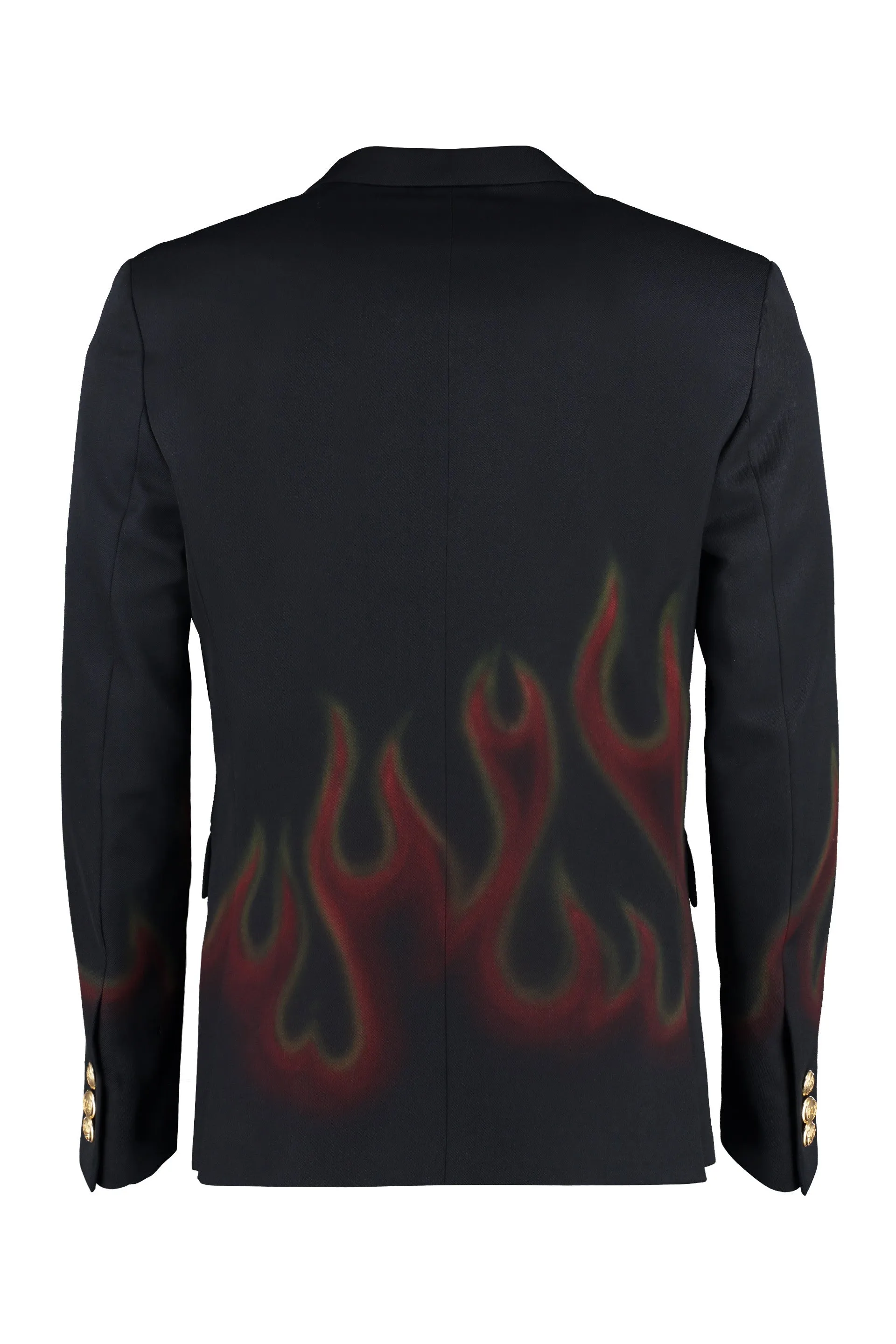 Burning double-breasted jacket