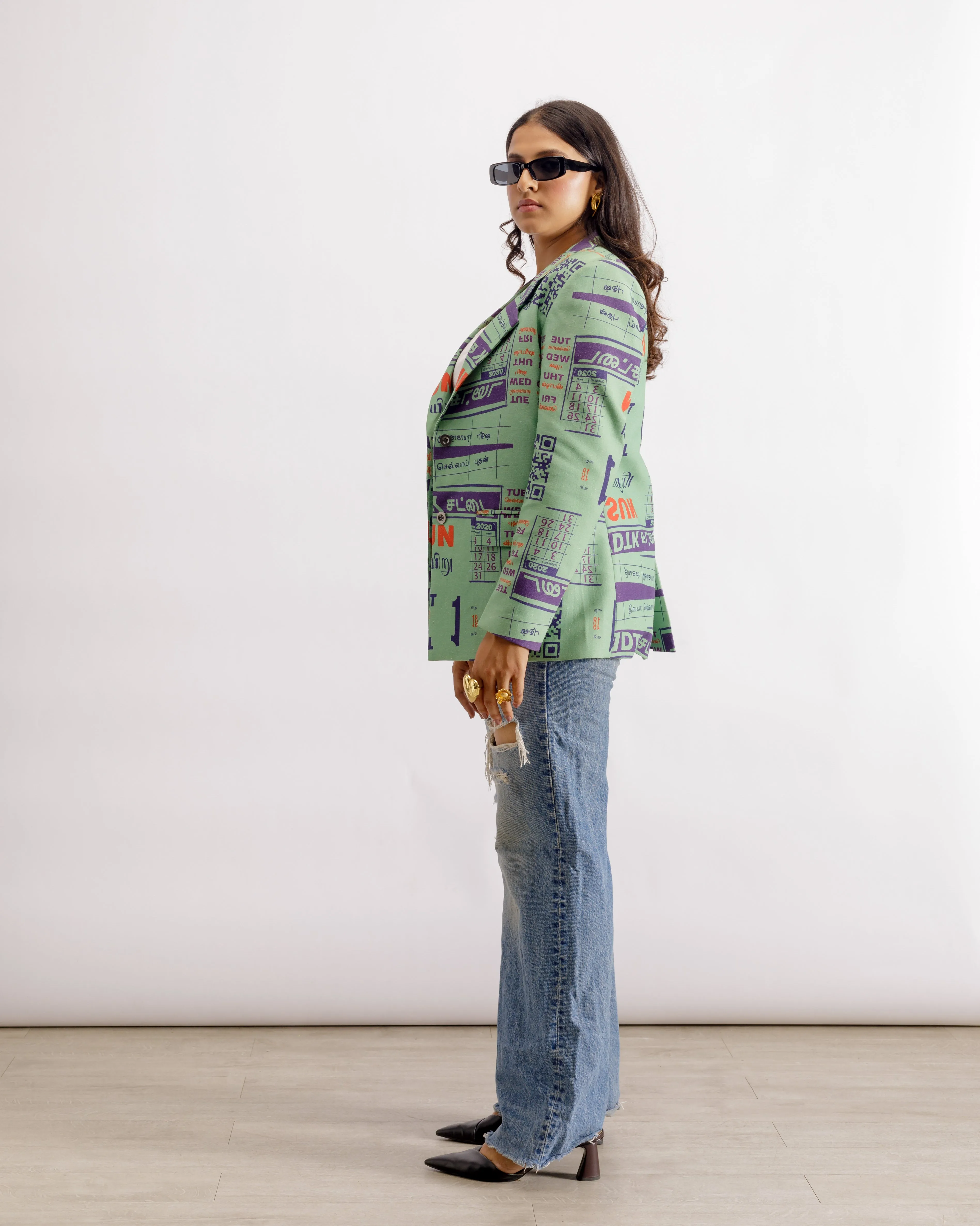 Calendar Blazer - Green