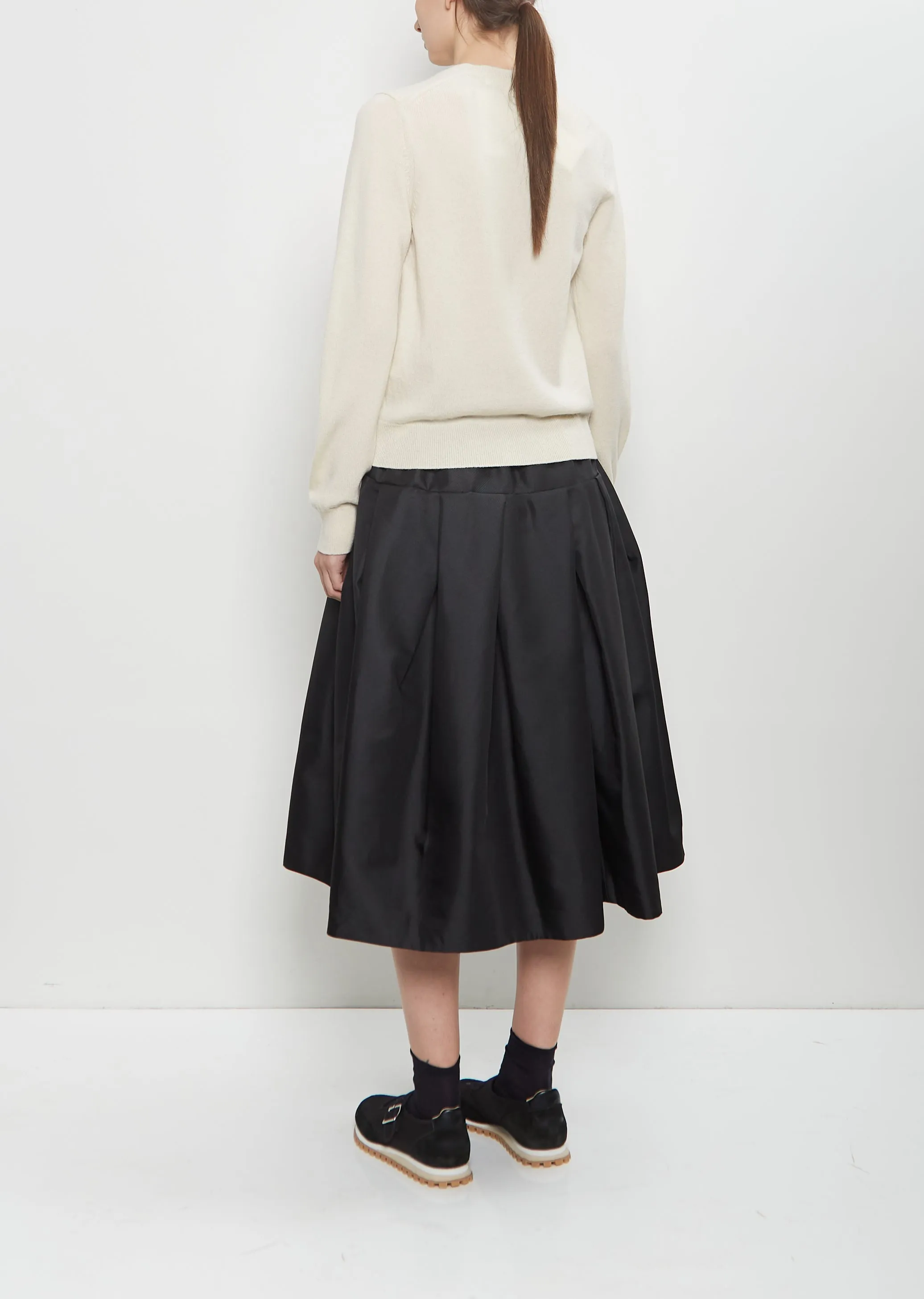 Cashmere Long Sleeve Cardigan — Off White