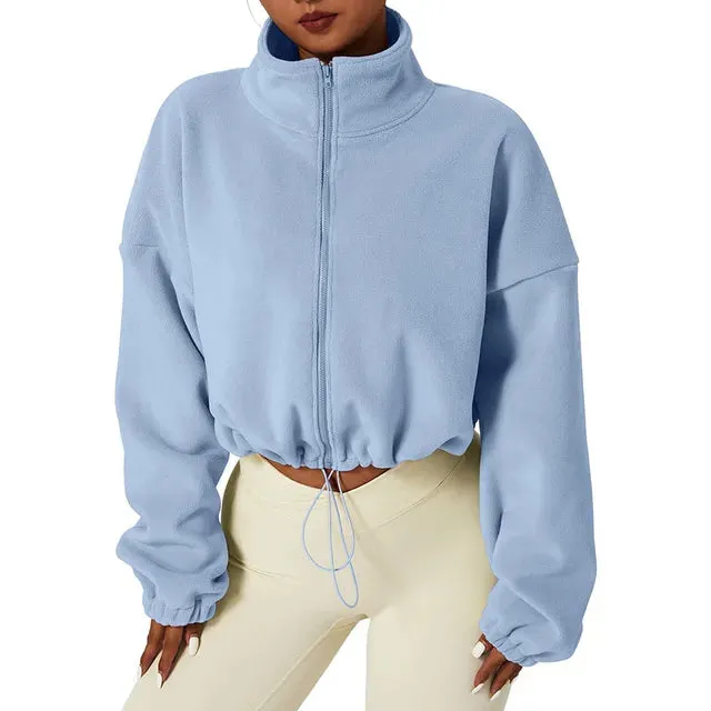 Charlotte - Shortened fleece jacket