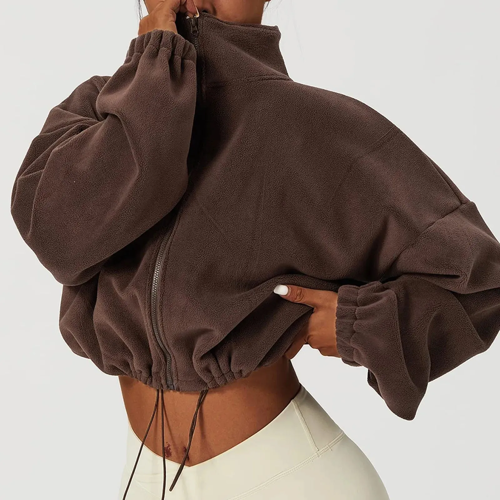 Charlotte - Shortened fleece jacket