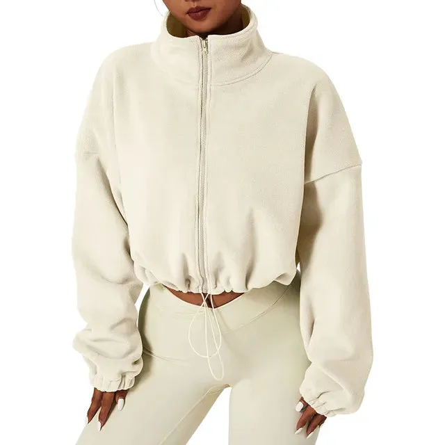 Charlotte - Shortened fleece jacket