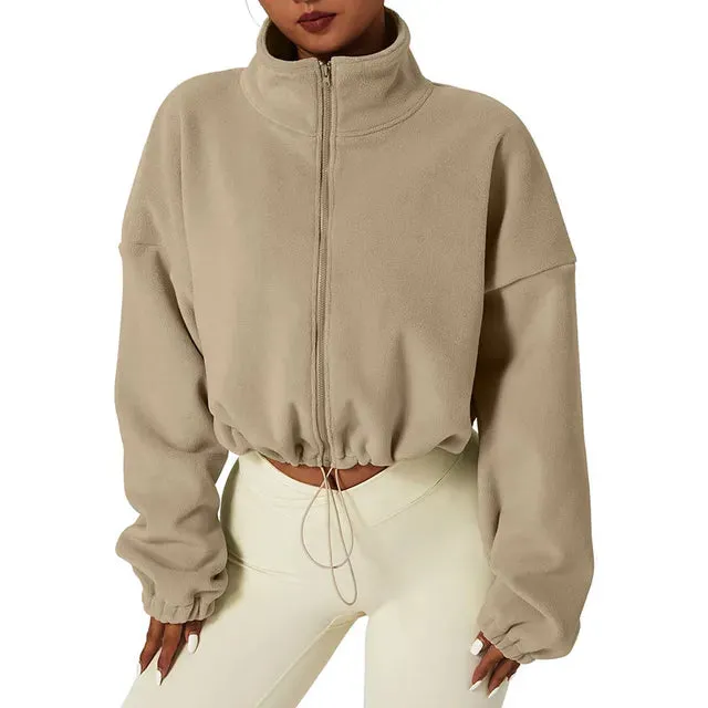 Charlotte - Shortened fleece jacket