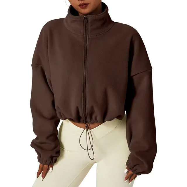 Charlotte - Shortened fleece jacket