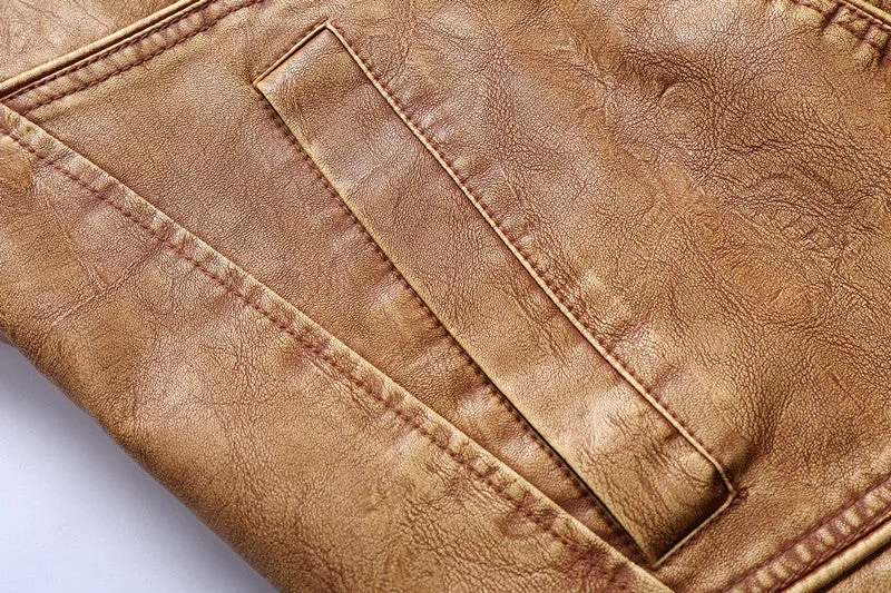 Chictango HJ007 Fleece Leather Jacket