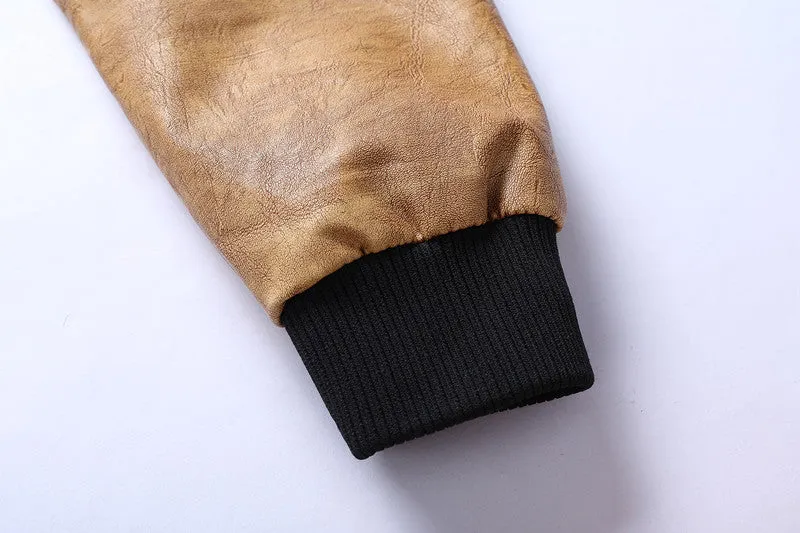 Chictango HJ007 Fleece Leather Jacket