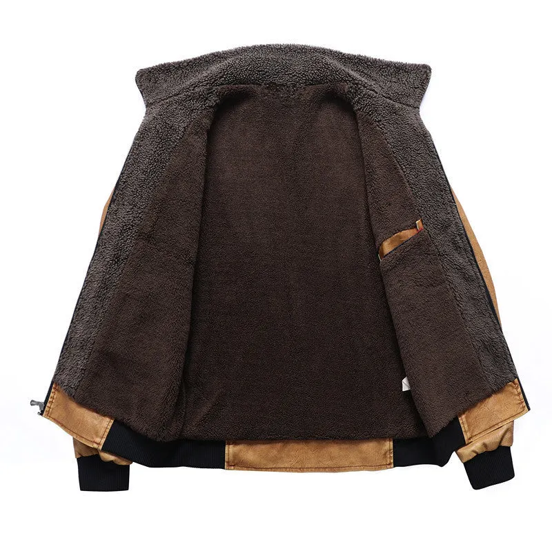Chictango HJ007 Fleece Leather Jacket