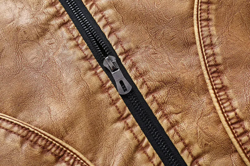 Chictango HJ007 Fleece Leather Jacket