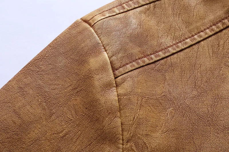 Chictango HJ007 Fleece Leather Jacket