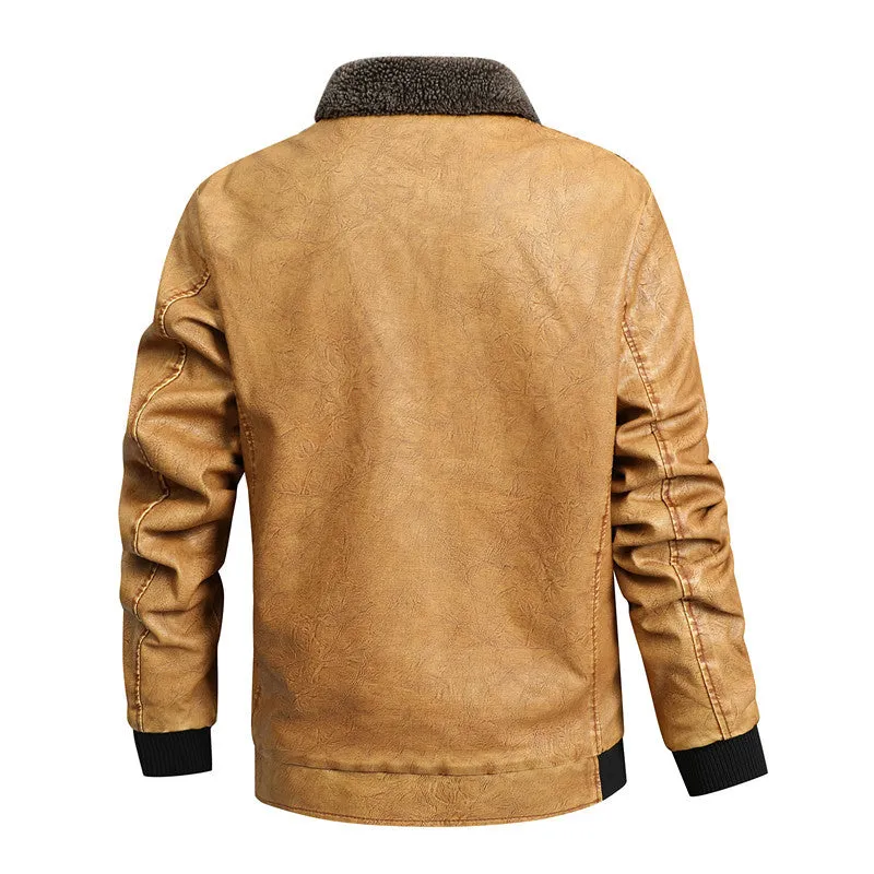 Chictango HJ007 Fleece Leather Jacket