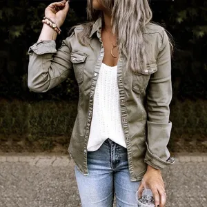 Claire - Elegant denim jacket for women
