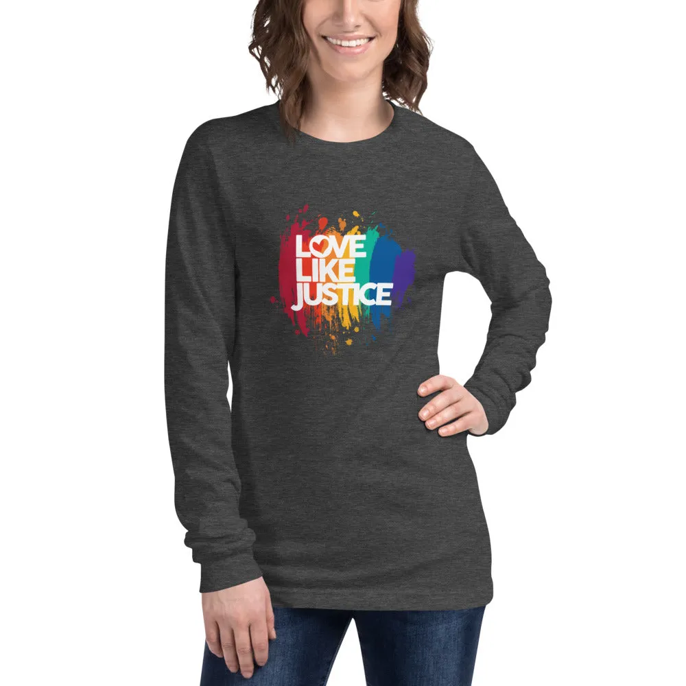 Color Splash Long Sleeve Tee
