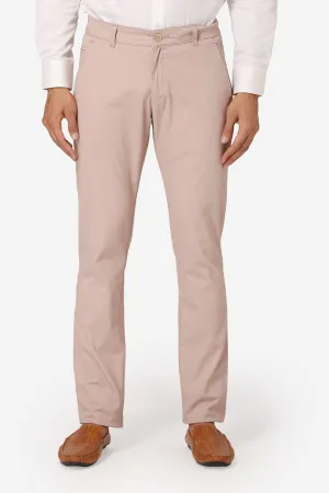 Cotton Twill Beige Chinos