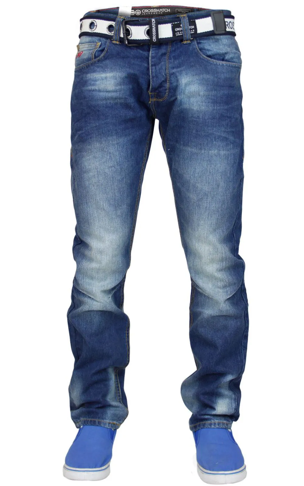 Crosshatch Men's Gamitto Denim Jeans