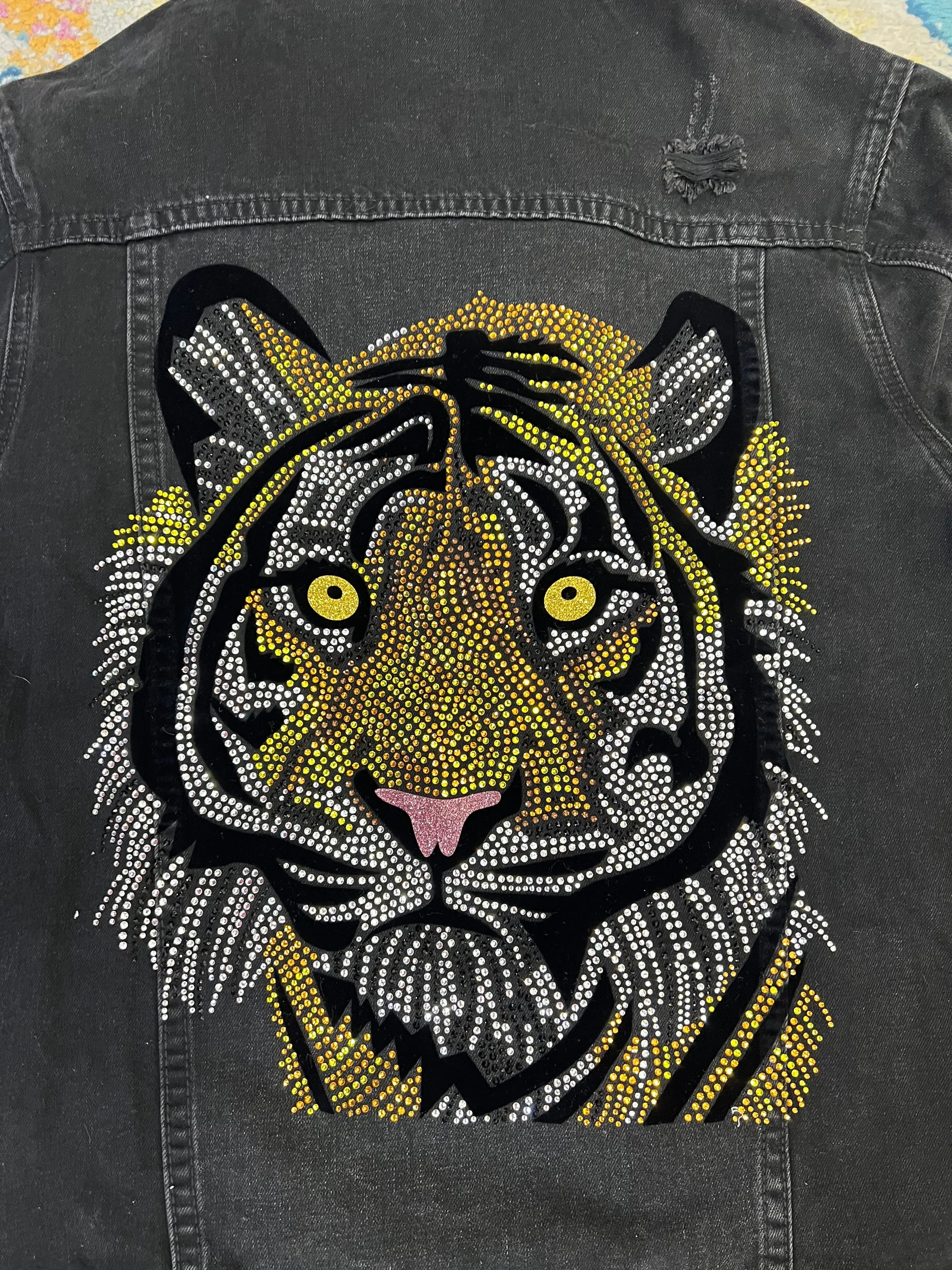 Custom Crystal Tiger Jacket