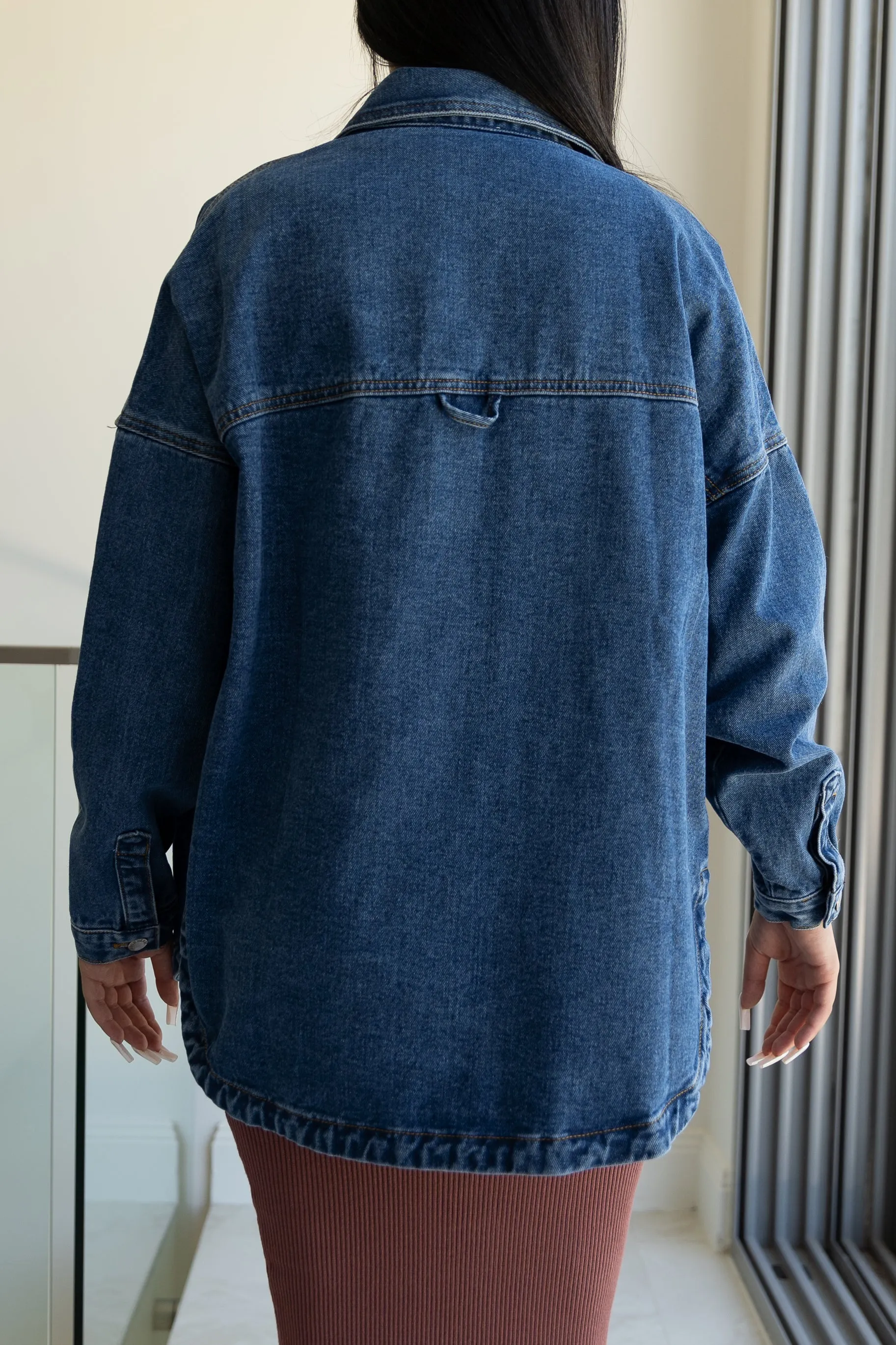 Demi Dark Denim Shacket