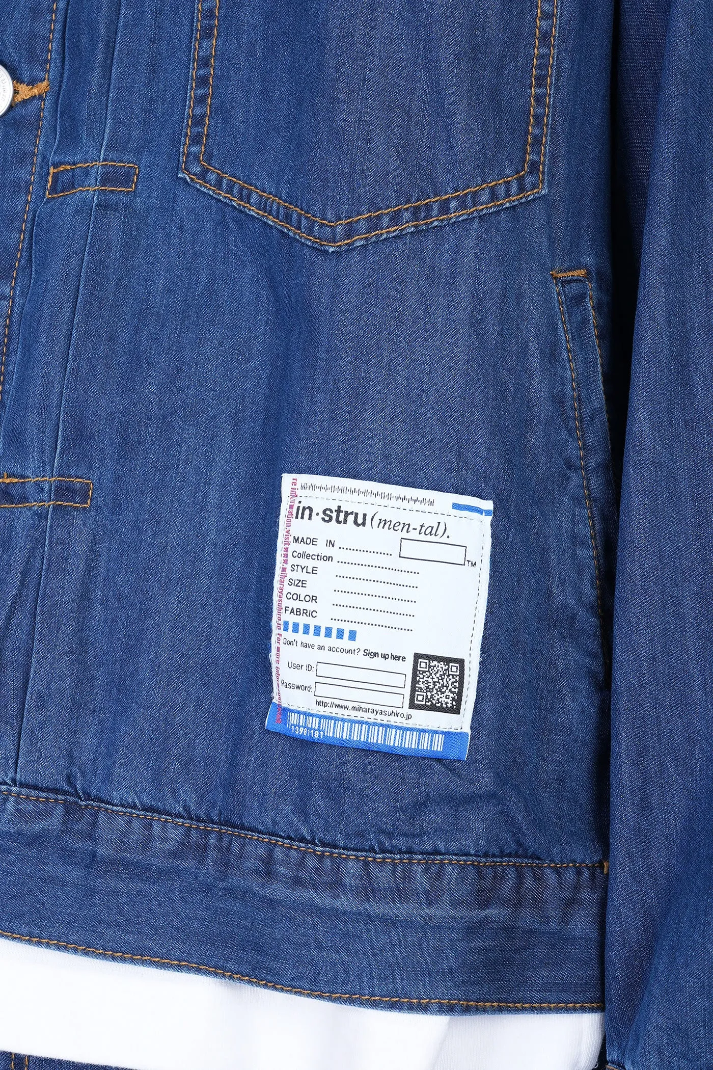 Denim Jackets in blue cotton
