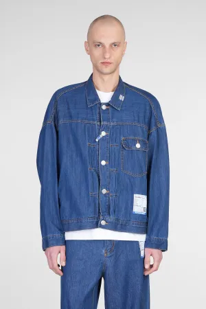 Denim Jackets in blue cotton