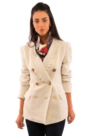 Double Breasted Blazer - Solid - Final Sale