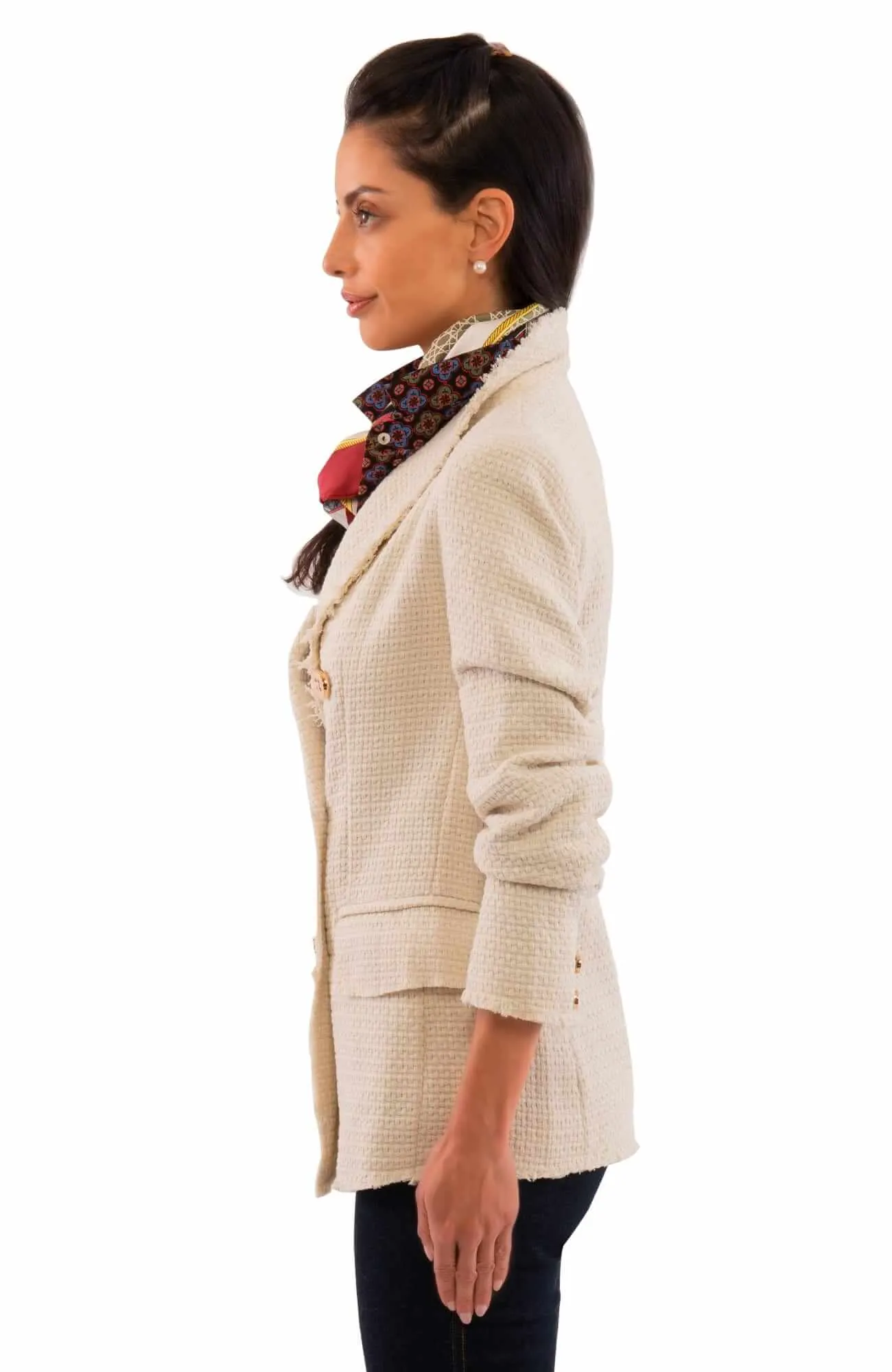 Double Breasted Blazer - Solid - Final Sale