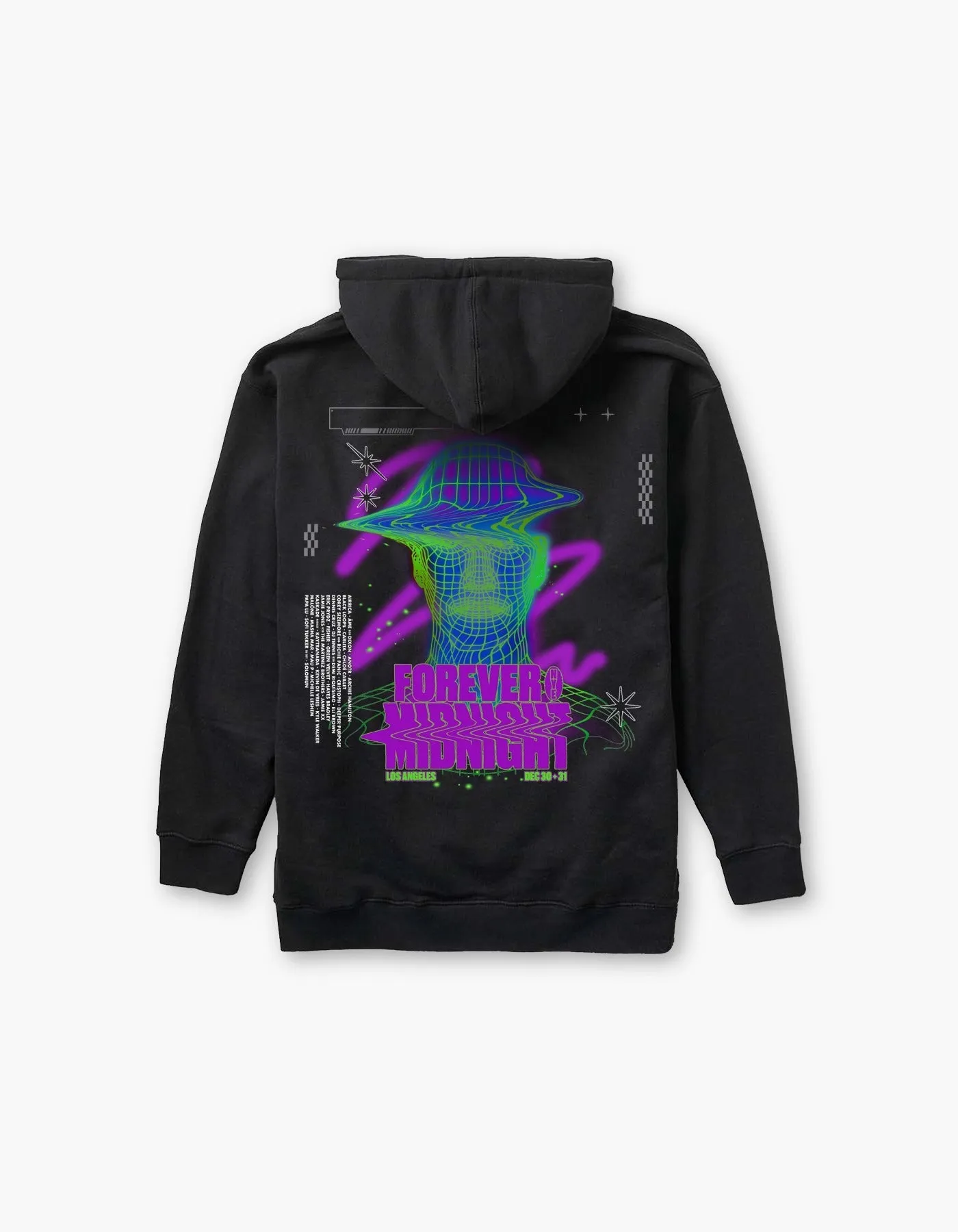 Forever Midnight LA Cyberspace Lineup Hoodie