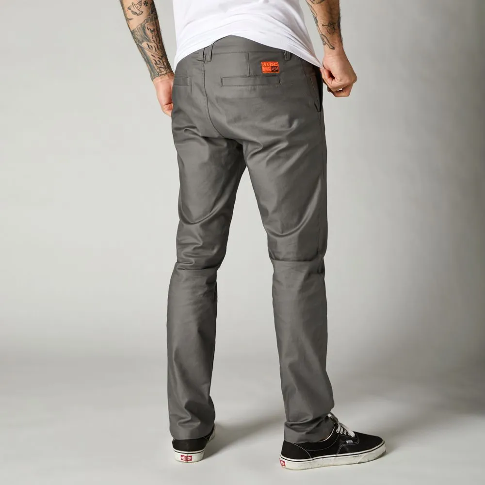 FOX Pantalon Lifestyle Essex Slim Elástico Gris (Open Box)