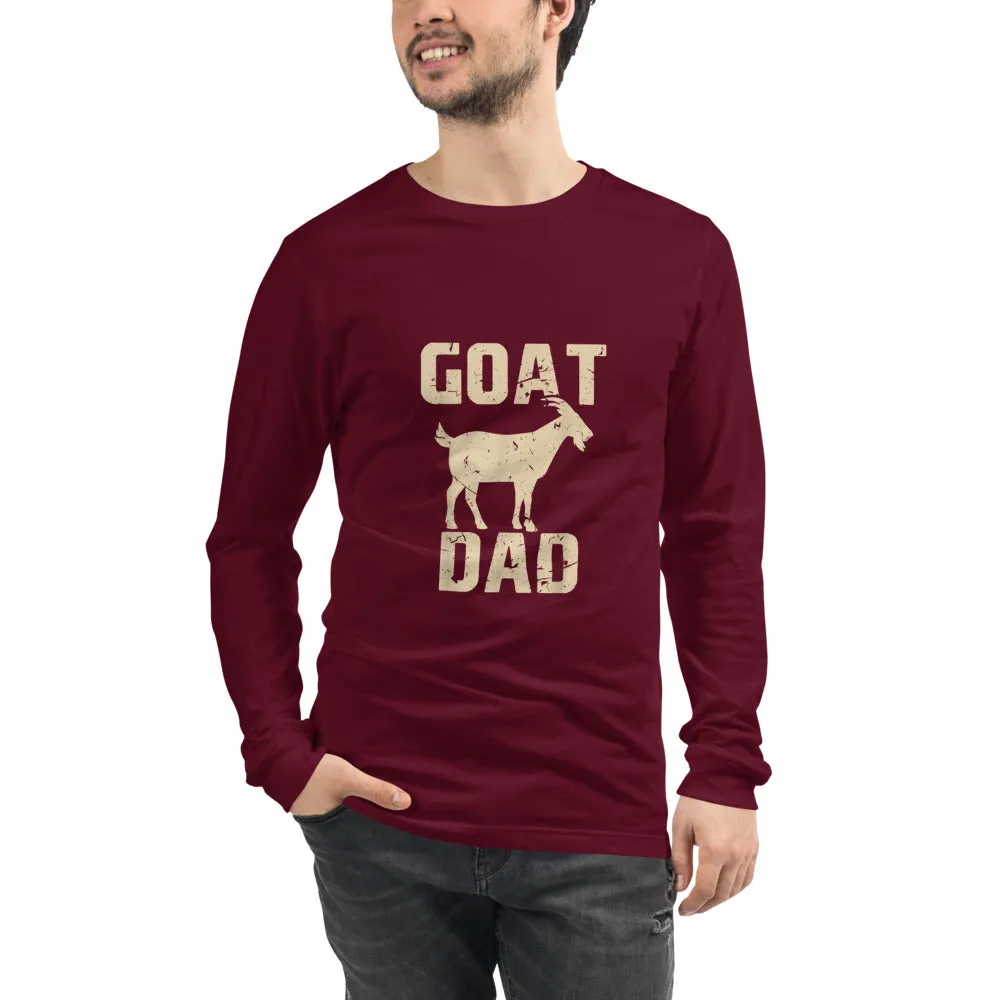 Goat Dad Unisex Long Sleeve Tee
