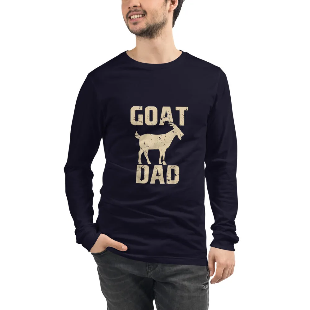 Goat Dad Unisex Long Sleeve Tee