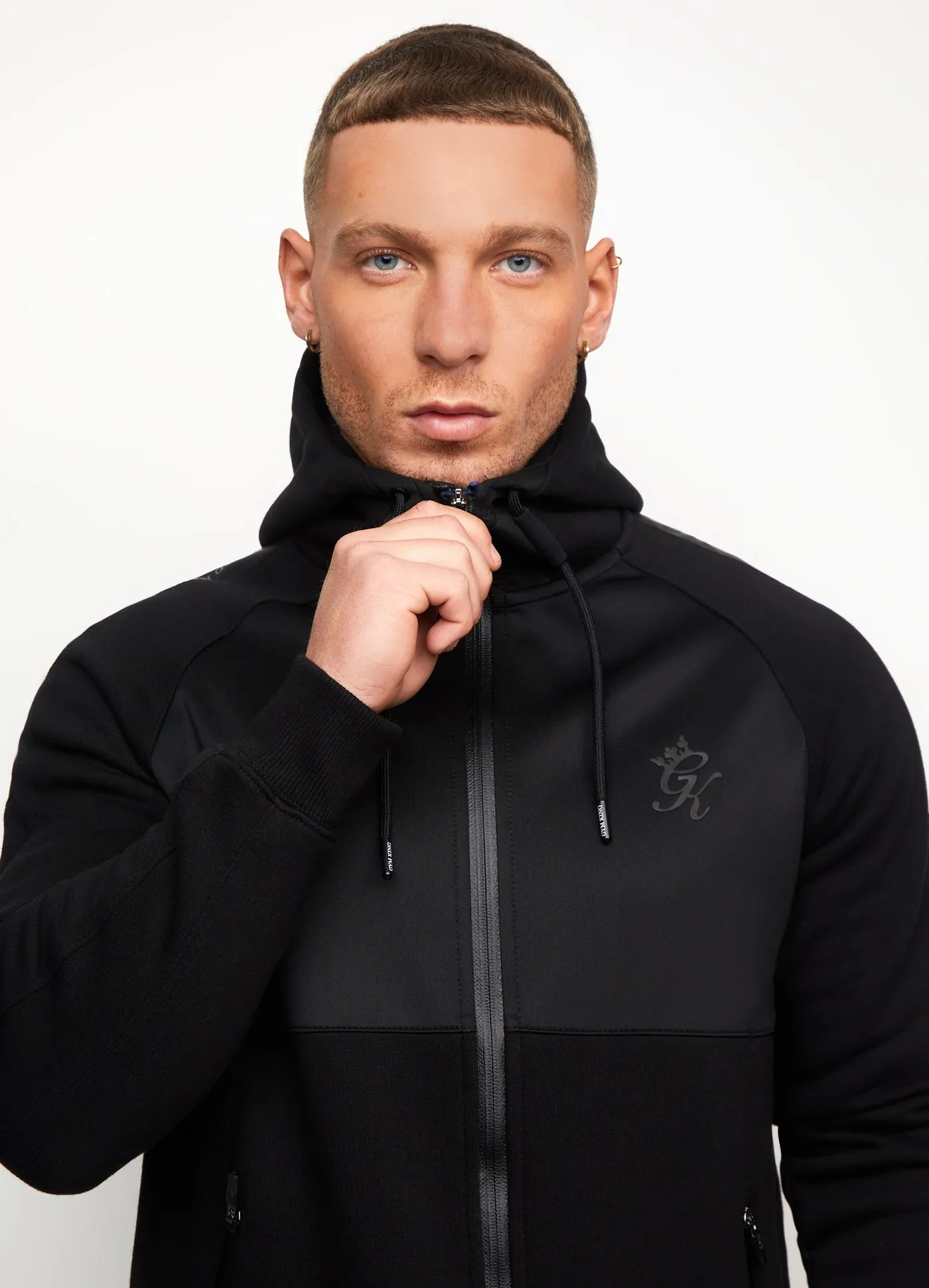 Gym King Ambition Zip Up Hoodie Black