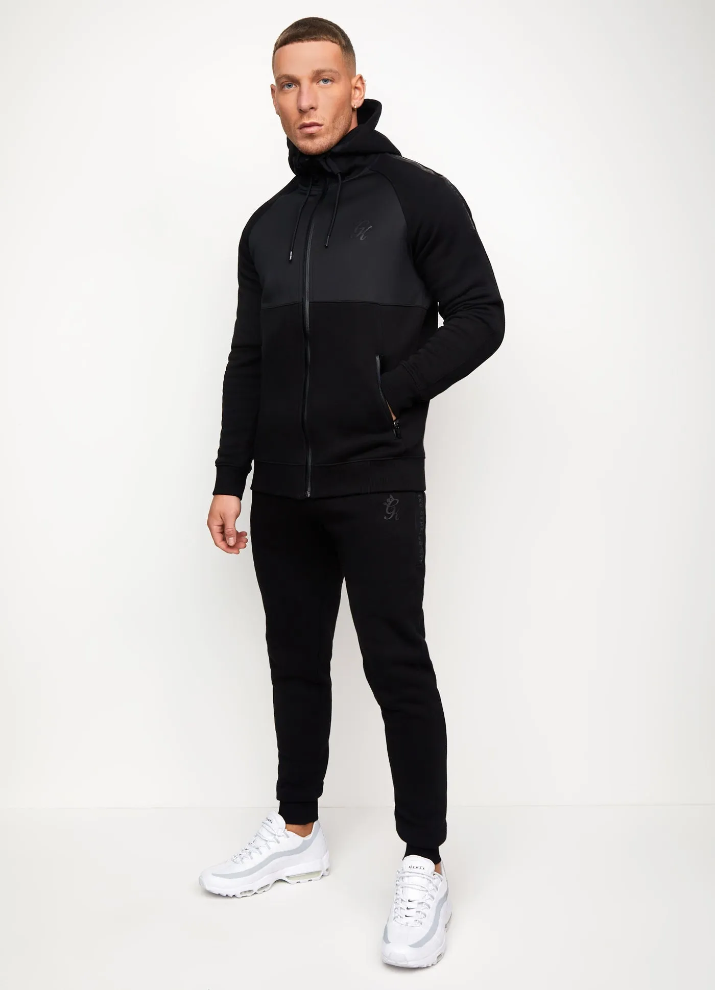Gym King Ambition Zip Up Hoodie Black