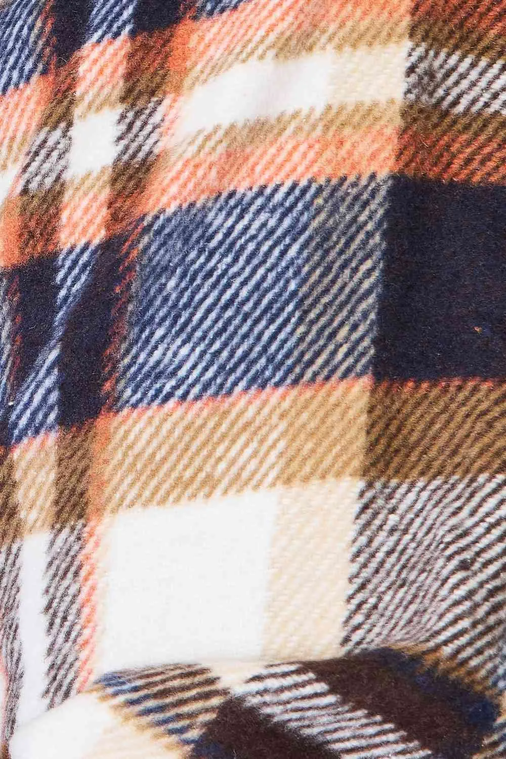 Hazel Blues® |  Double Take Plaid Button Front Shirt Jacket with Breast Pockets