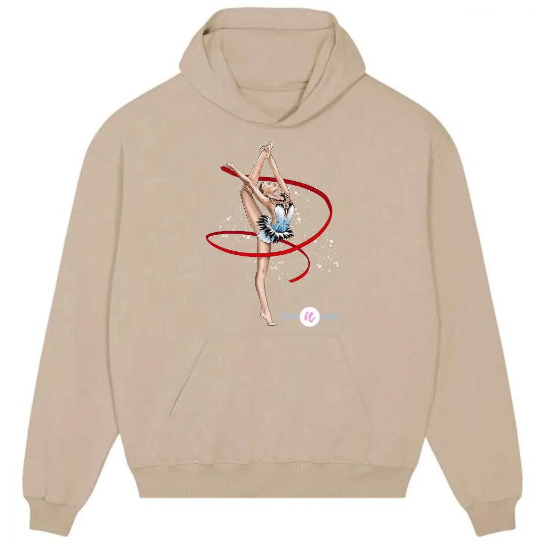 Hoodie with Gymnast or Ballerina print CLEARANCE