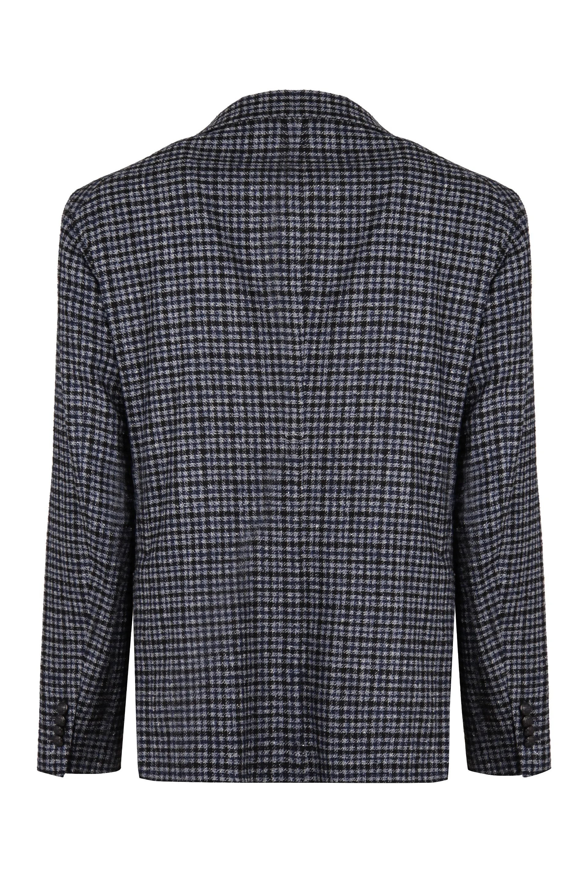 Houndstooth pattern blazer