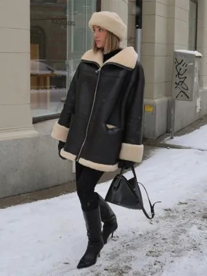 Joan | Elegant warm fur coat