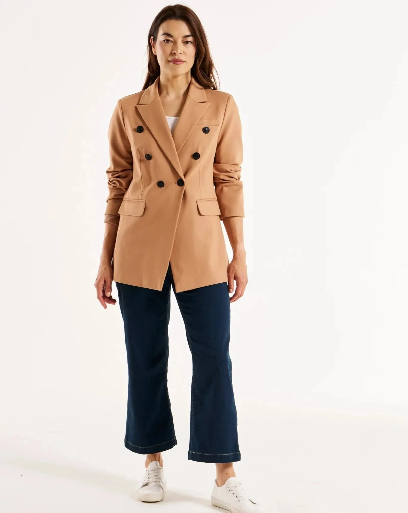 Kaisley Blazer | Tan