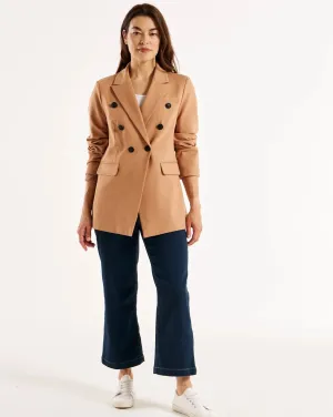 Kaisley Blazer | Tan