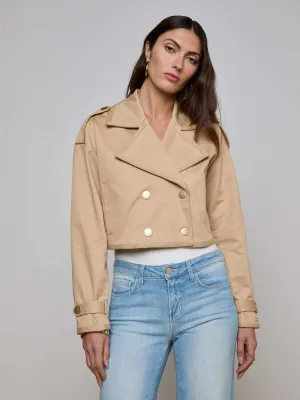 Kento Cropped Trench Coat