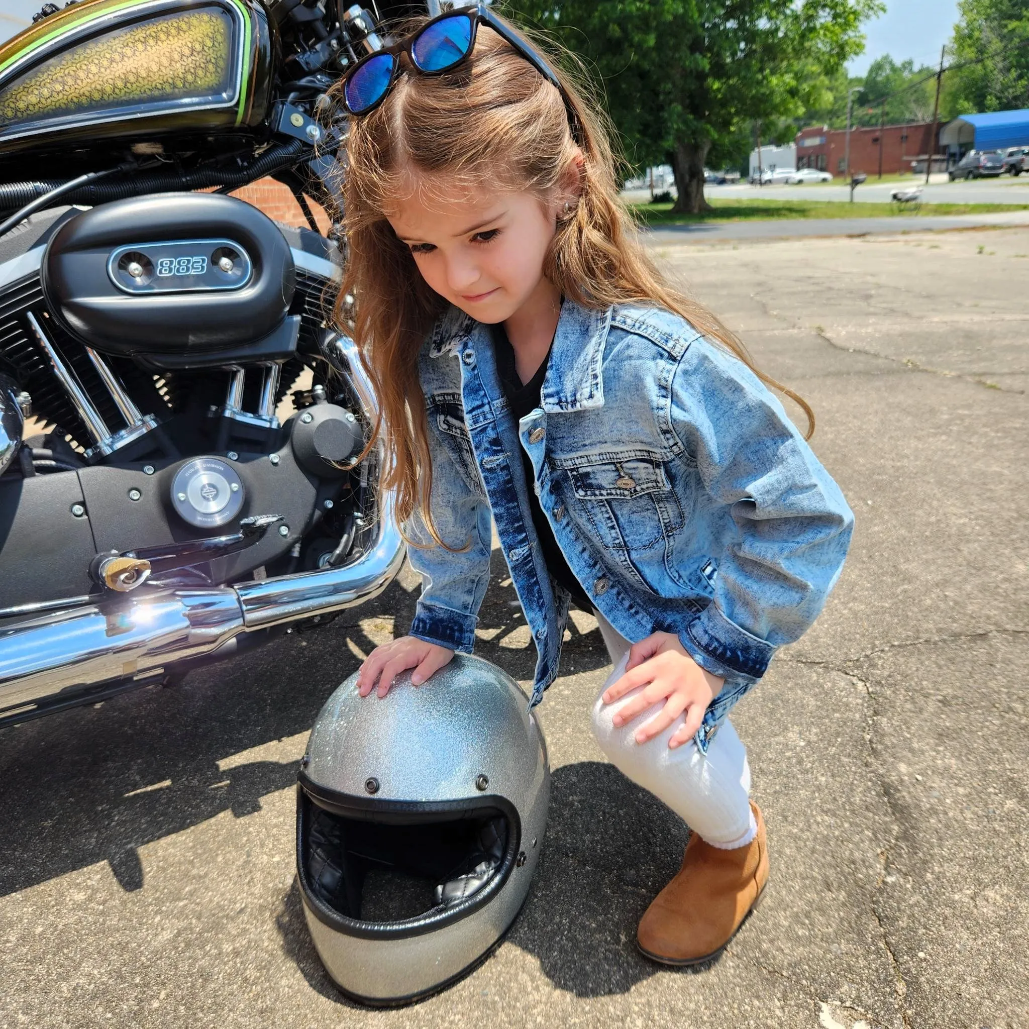 Kids Acid Washed Denim Jacket with Pockets | Unique Fashion Statement for Girls and Boys | Available in Five Sizes